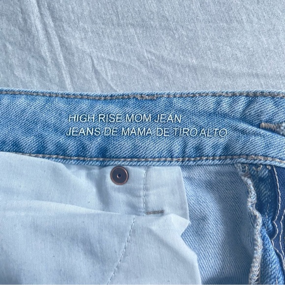 Wild Fable High Rise Distressed Mom Jean - 12 - Picture 8 of 9